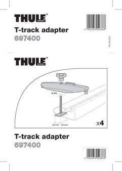 Thule T-track Adapter 697-4, Thule